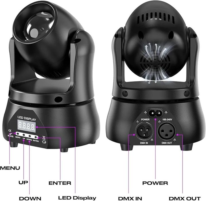 Світлодіодна Led-головка Led Spot moving head light