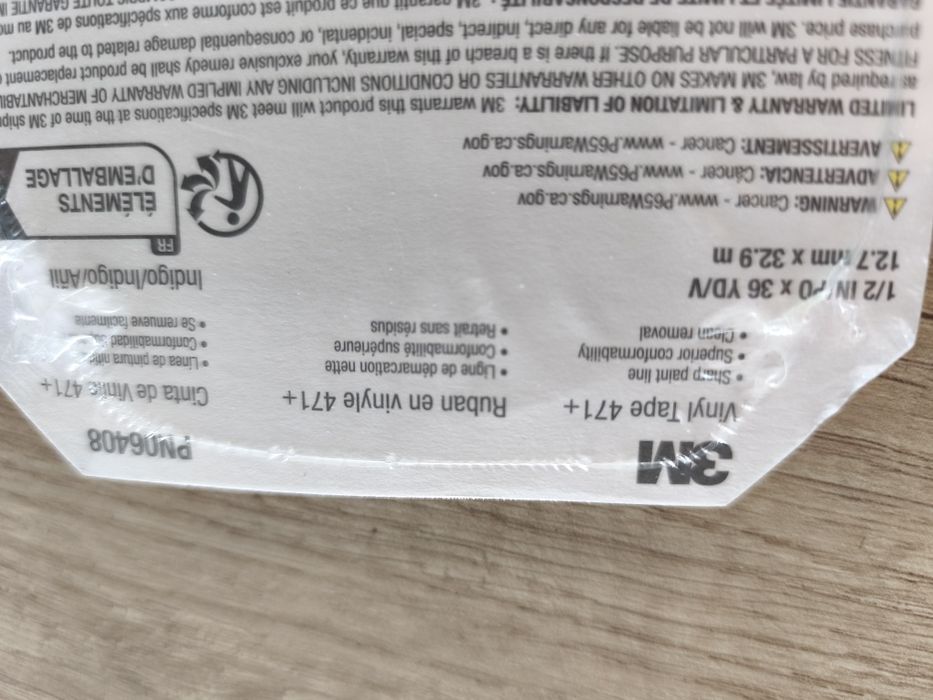 3M taśma winylowa 12 mm 471+