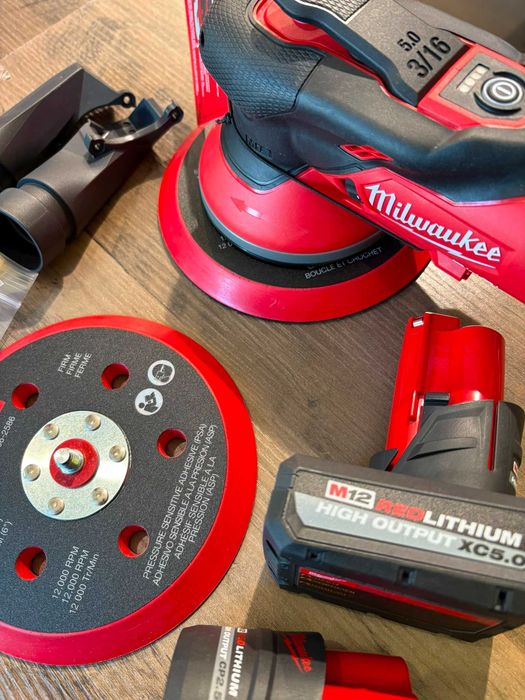 Milwaukee 2585-22CX M12 FUEL Szlifierka Mimośrodowa 150 mm 6" 2x Aku