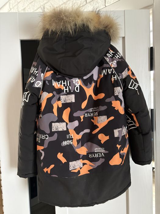 Зимова куртка, плащ, пухових для хлопчика