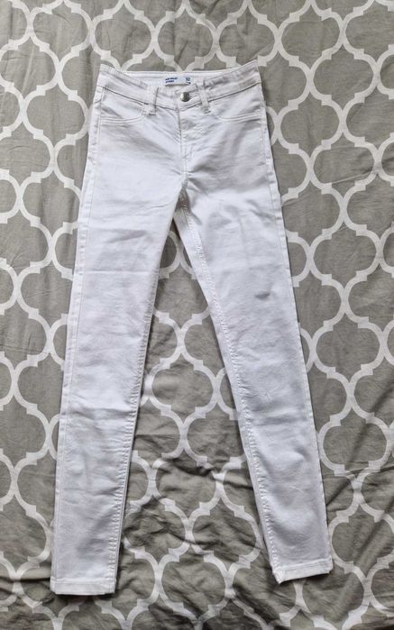 Spodnie białe Sinsay rozm 32