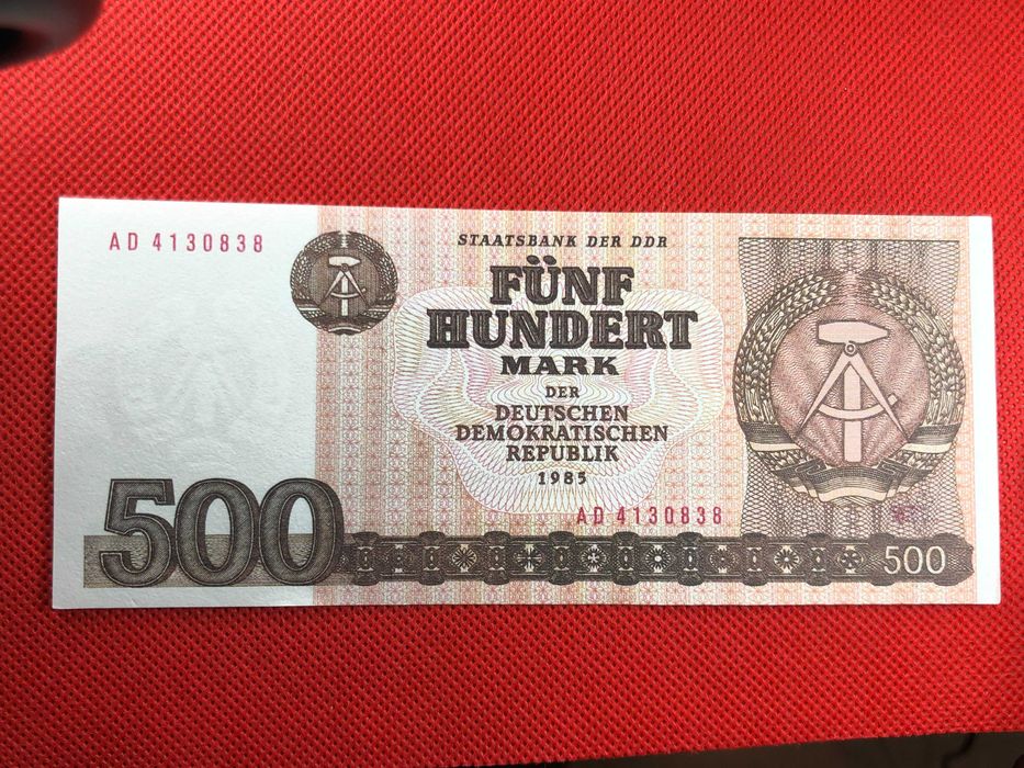 East Germany 500 Mark 1985 UNC - Replica