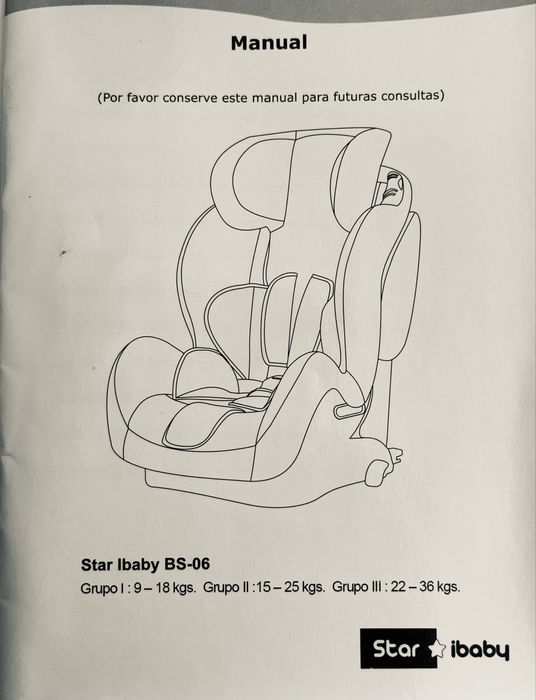 Cadeira Auto - Assento Isofix (Star Baby)