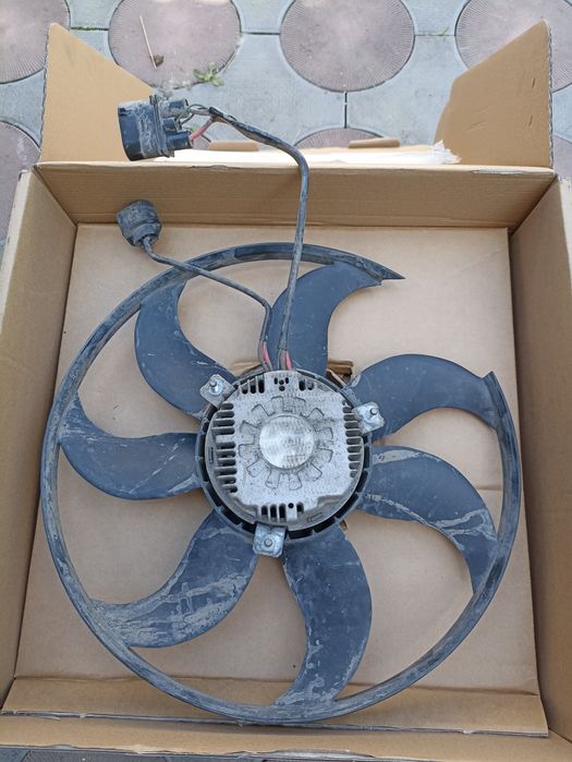 Вентилятор радіатора шкода