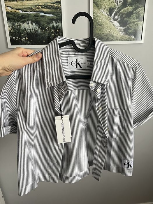 Koszula crop Calvin Klein (nowa z metka)
