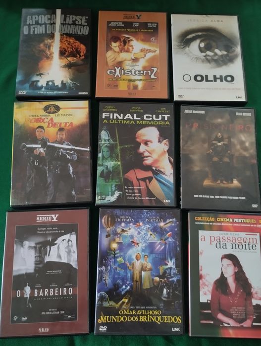 Filmes variados em DVD
