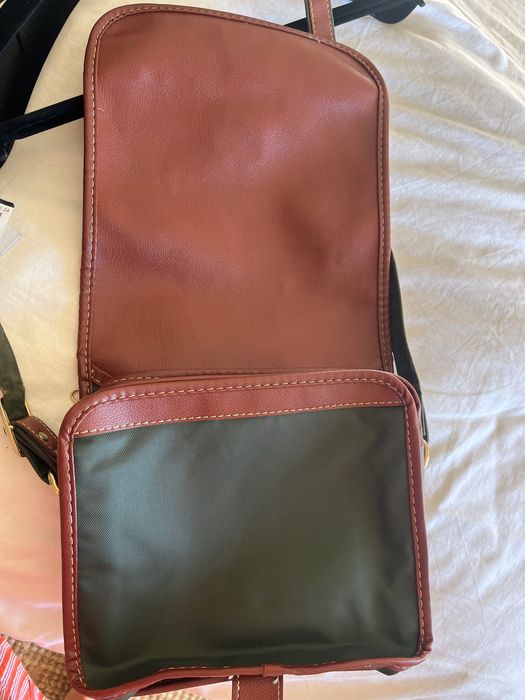 Mala Samsonite 23x20x10 verde escura nova