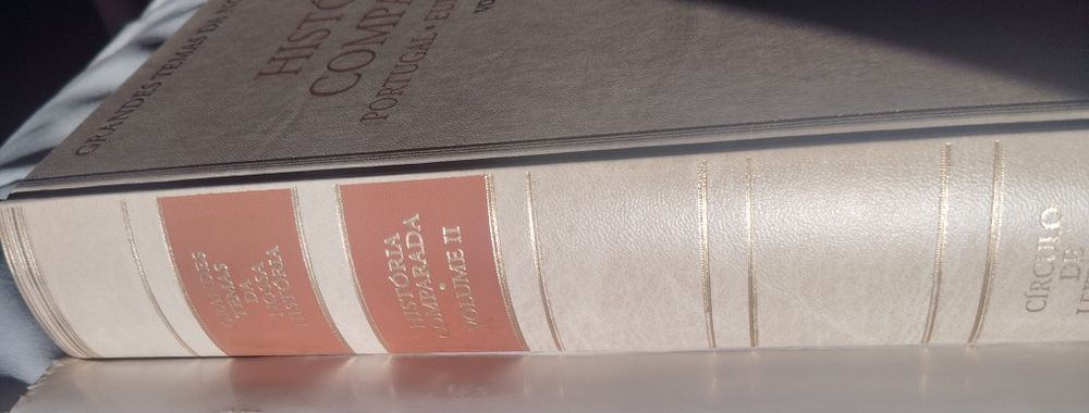 Livro Coleção Grandes Temas da Nossa História  Comparada Circulo de Leitores Novo
