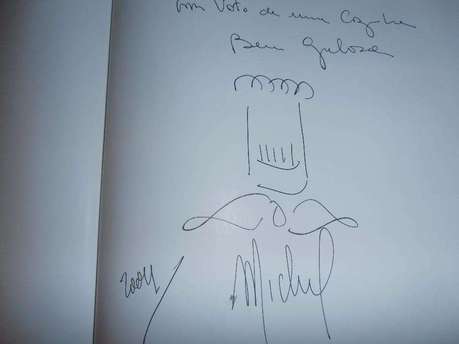 a cozinha em família, michel- 1ºed., 2003, c/dedicatória do autor