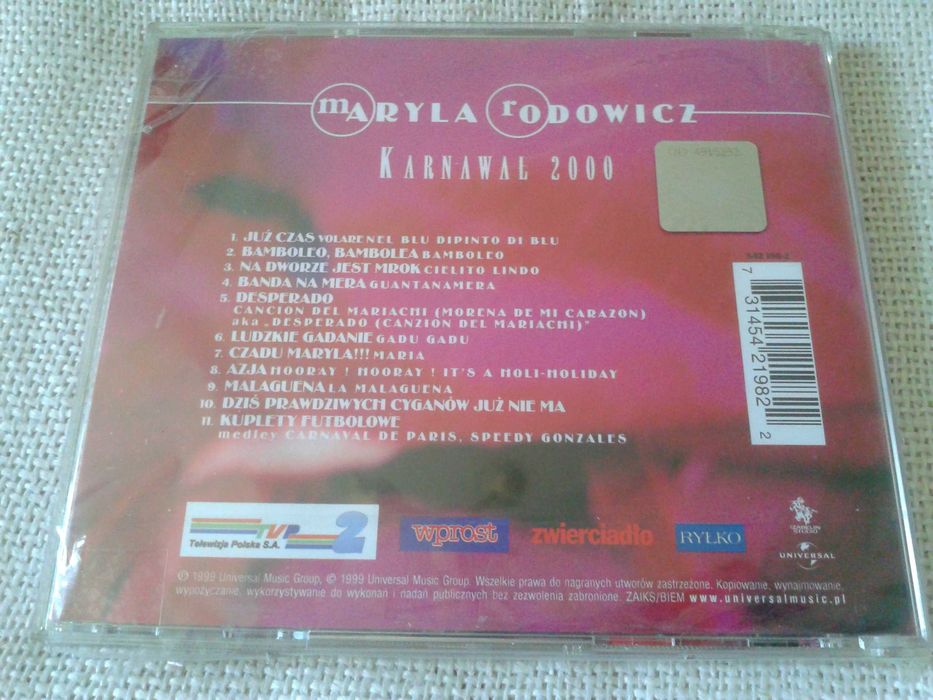 Maryla Rodowicz – Karnawał 2000  CD