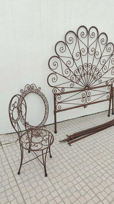 Quarto de casal em ferro forjado