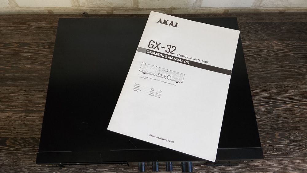AKAI GX-32 Stereo Cassette Deck 1988-90