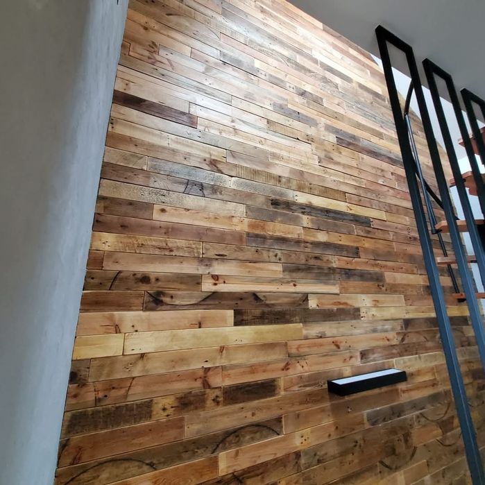 Deski dekoracyjne z recyklingu palet drewnianych