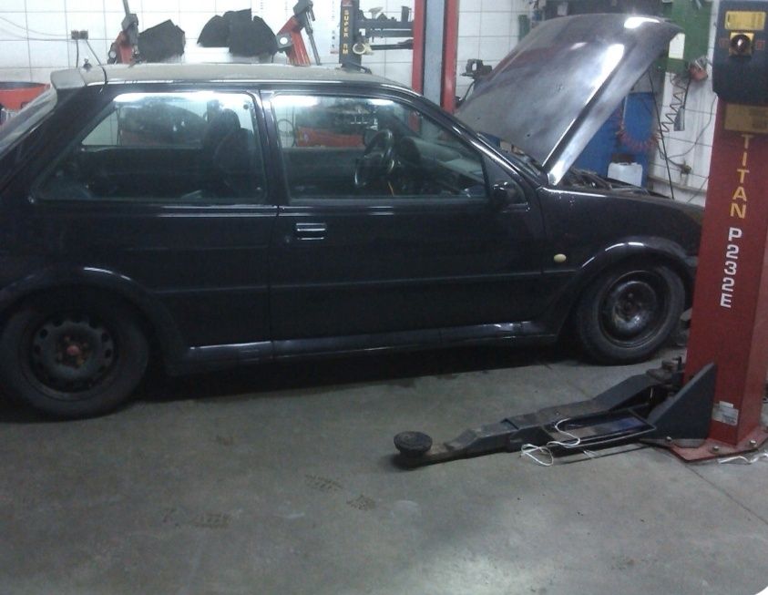 Pakiet zderzak przód, tył, listwy progowe fiesta mk3 XR2i