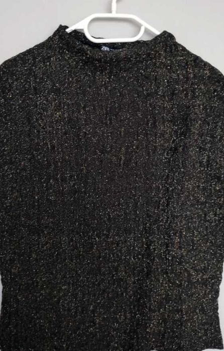 Połyskująca bluzka Zara glitter