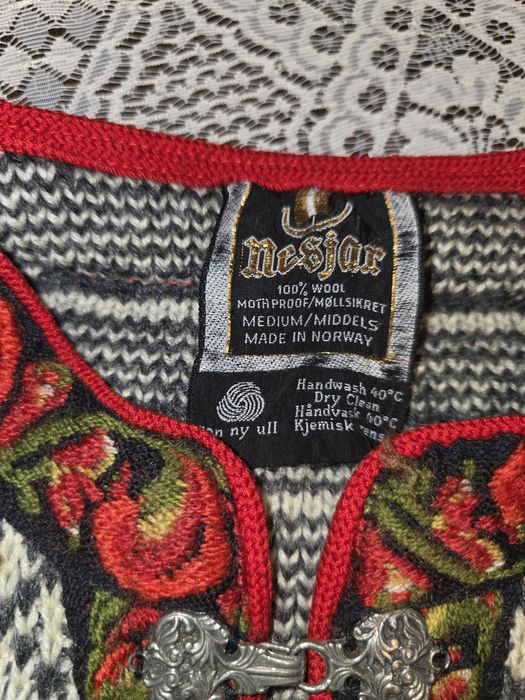 Gruby sweter Vintage Nesjar-M/L