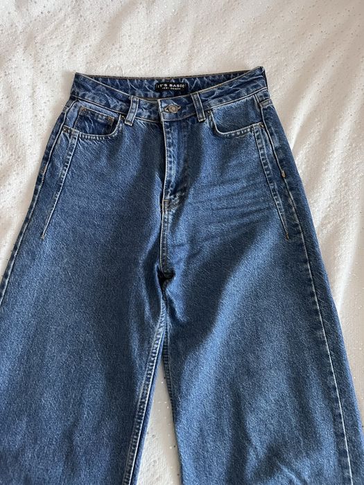 Джинси жіночі wide leg / кльош, висока посадка