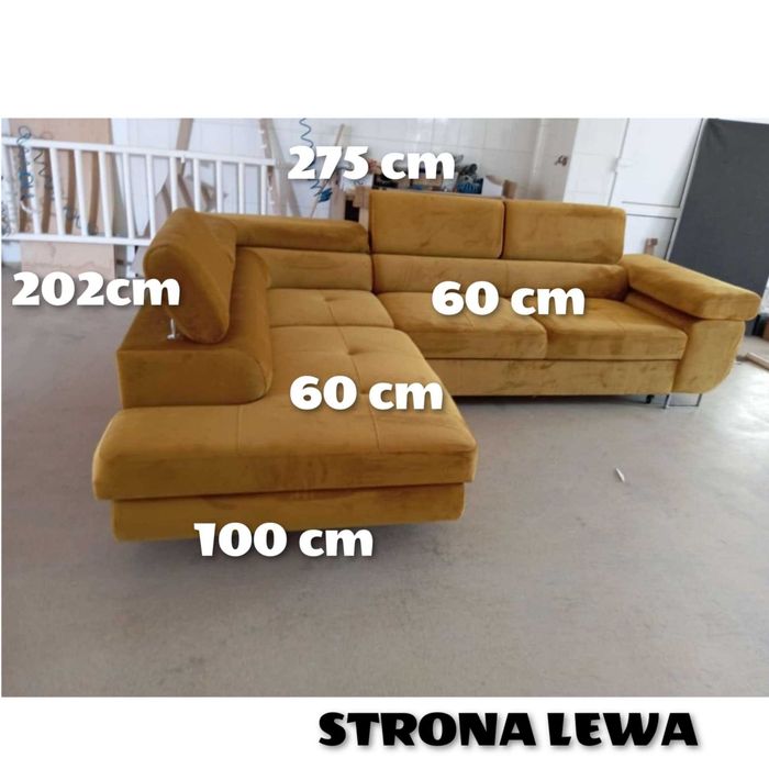 Narożnik NEAPOL promocja ! z regulowanymi zagłówkami