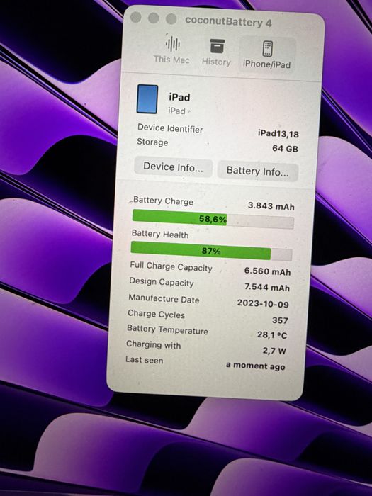iPad 10 gen Pink 64gb WiFi Idealny