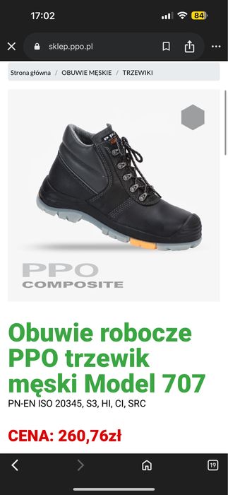 Buty robocze 43 Nowe