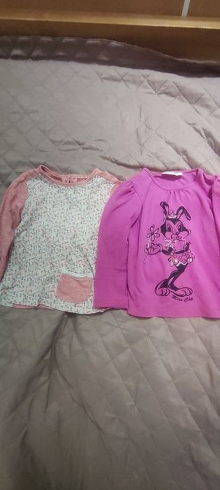 Koszulki i dla dziewczynki, cena za 2 szt