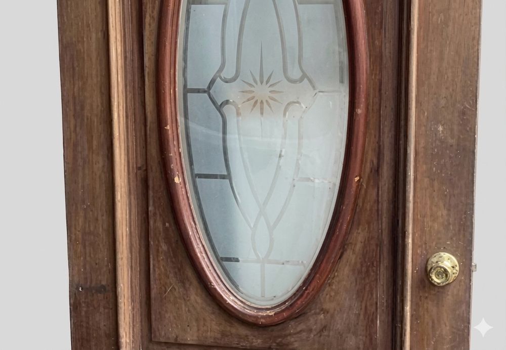 Porta de Entrada de Alto Padrão em Madeira Maciça – Estilo Americano
