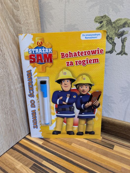 Strażak Sam zadania do ścierania książeczka edukacyjna