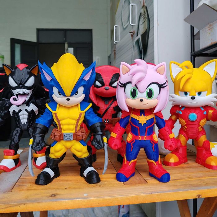 Figure Shadow x Venom (Custom) – Pintado à Mão