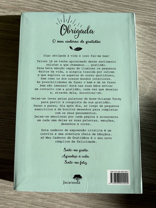 Obrigada o meu caderno de gratidão - Anne-Solange Tardy e Marie Bretin