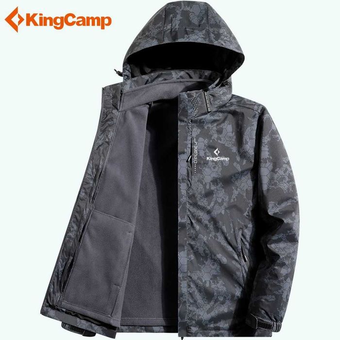 KingCamp куртка осінь-зима, вітрозахисна, водонепроникна, камуфляжна