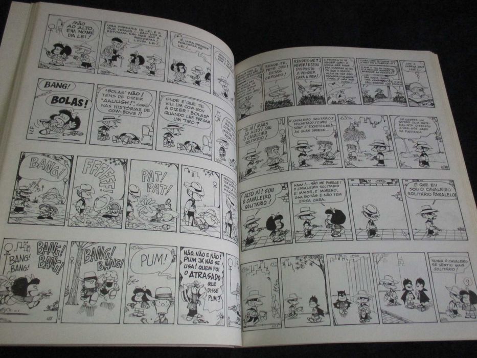 Livros BD Mafalda Quino Dom Quixote anos 80