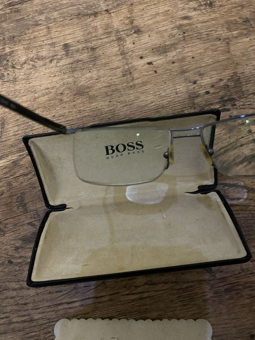 Очки  Yves Saint Laurent с диоптриями с чехлом Hugo Boss