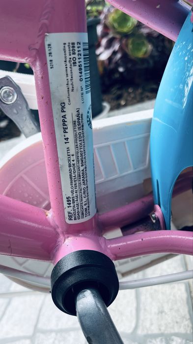 Bicicleta menina PEPPA PIG 14”