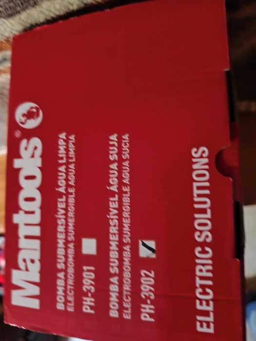 Bomba submersível de água suja Mantools 400w