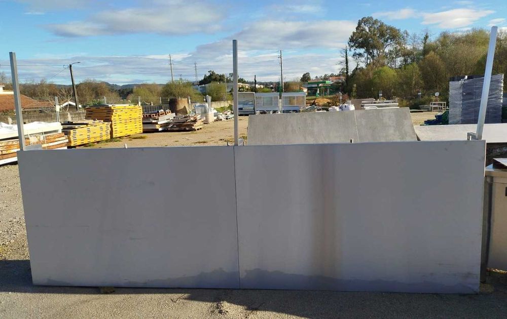 Balcão/bancada em inox - Recondicionado