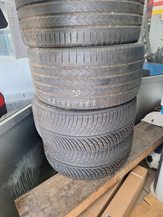 Pneus bmw 740 D, usados mas com piso para mais uns bons quilómetros
