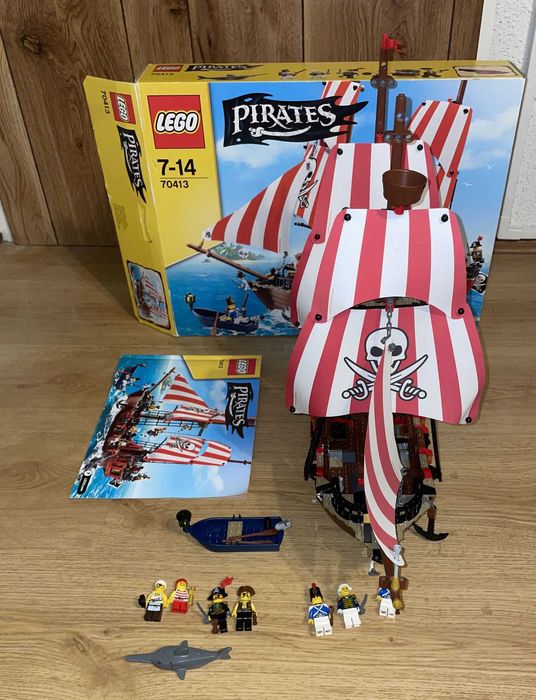 Lego 70413 statek piracki, stan idealny jak nowy pudełko + instrukcja!