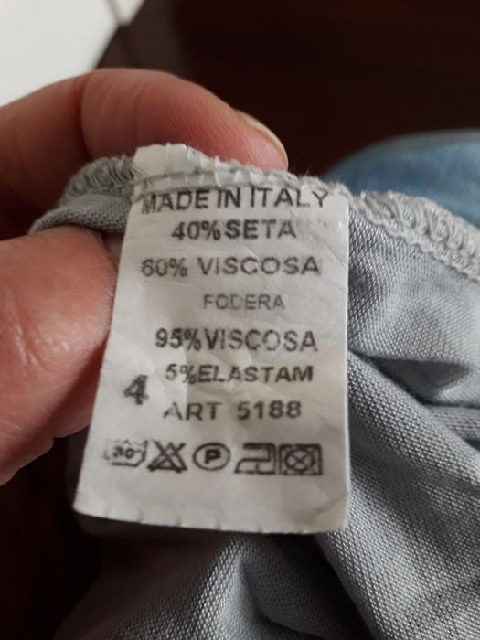 Blusa em seda e viscose