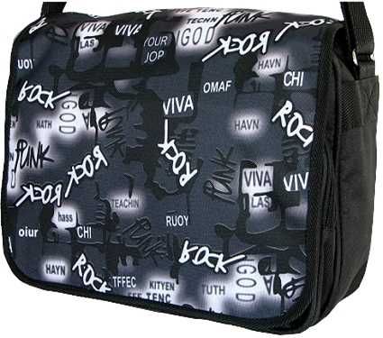 Torba młodzieżowa, studencka, szkolna ma ramię A4