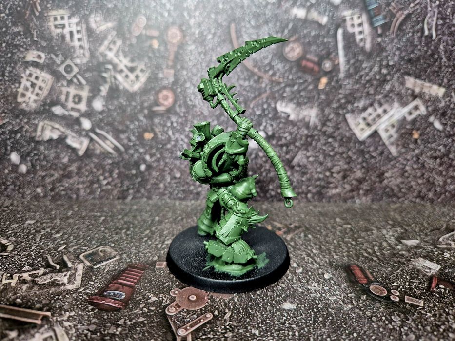 Warhammer 40K. Death Guard: Typhus – złożony, w podkładzie