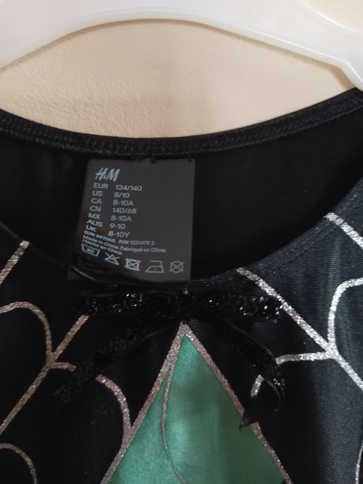 Strój na karnawał Czarny Pająk r.134