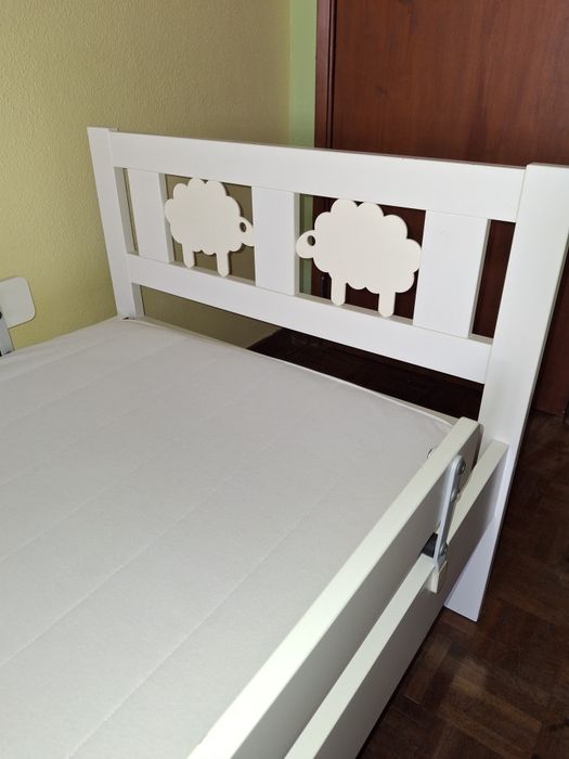 Cama de criança IKEA SULTAN LADE 70x160 cm – branca