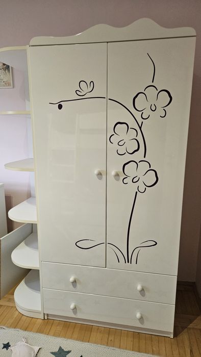 Szafa dziecięca Meblik+przystawka +regał