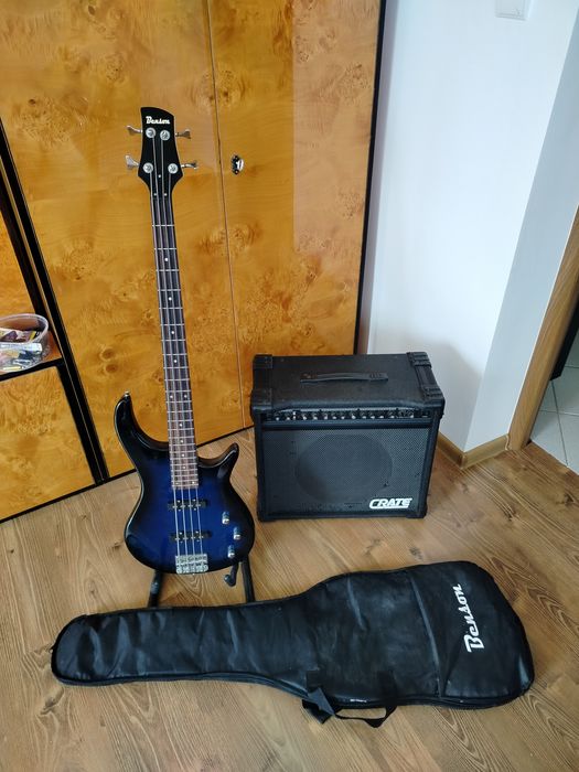 Zestaw. Gitara basowa Benson + Piec Create GT-80 DSP