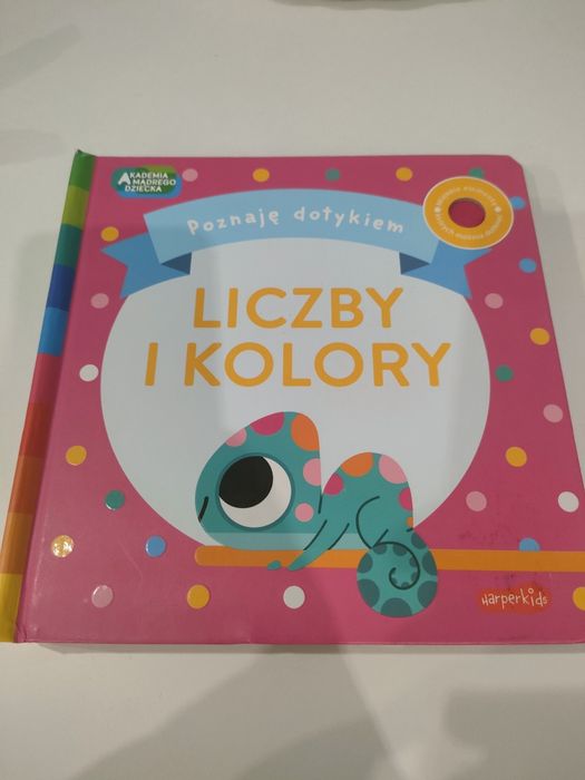 Książka poznaje dotykiem liczby i kolory