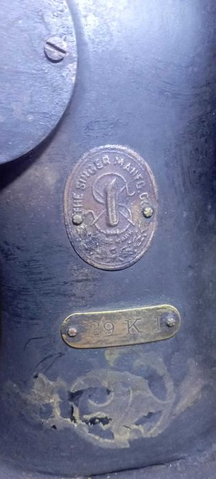 Máquina de costura de sapateiro antiga