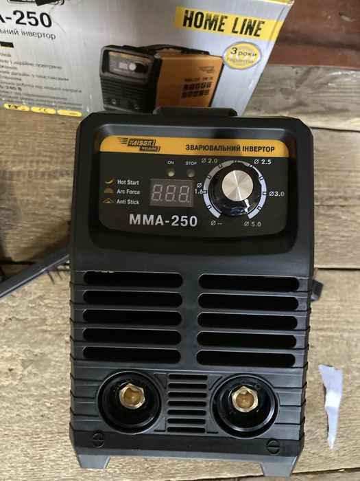 Зварювальний Інвертор Kaiser MMA-250 HOME LINE сварка