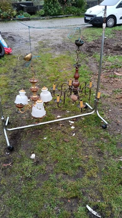 2 candeeiros antigos