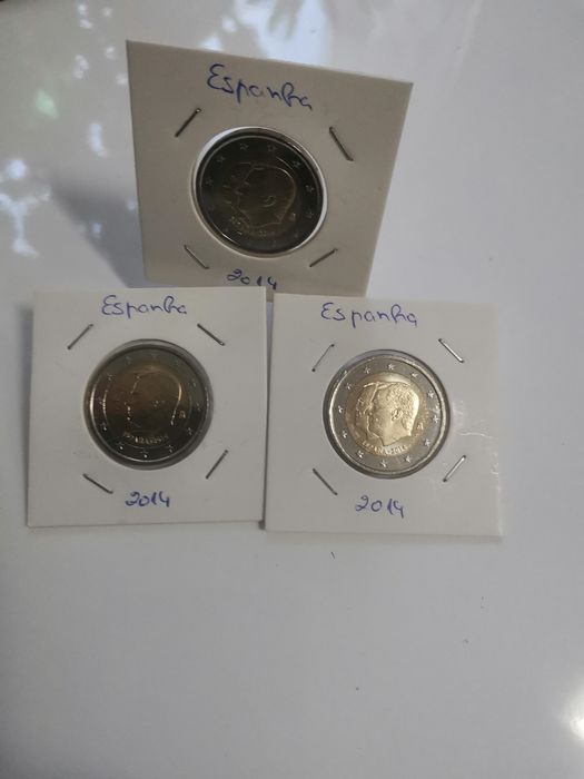 Moeda comemorativa UNC 2€ - Espanha 2014