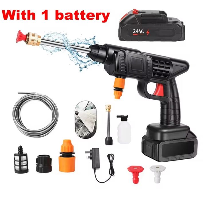 Pistola de pressão água lavagem nova